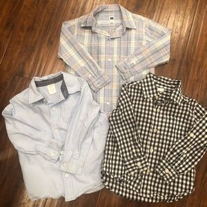 Lot of size 3 boys button down shirts
